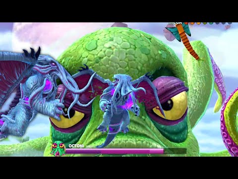 KAHL' MARI VS OCTONI | Defeat OCTONI Boss Battle | Hungry Dragon