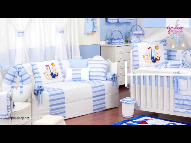 Quarto para Bebê Veleiro Azul Claro | Ref: 53339