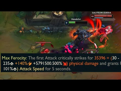 New Rengar Q deals up to 35,000 DMG - Rengar Rework can oneshot Baron