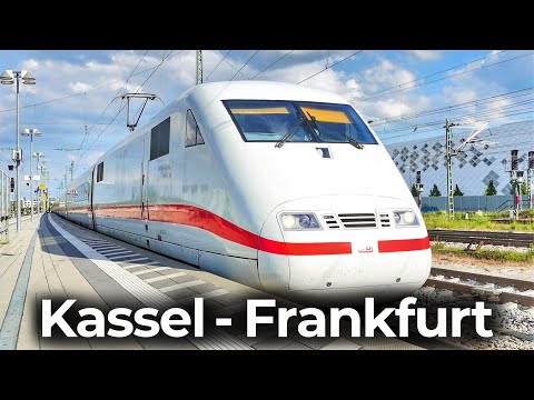 Hochgeschwindigkeitsfahrt: BR 401 - ICE 1 | Kassel - Fulda - Frankfurt am Main Flughafen Fernbahnhof