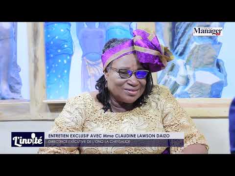 "𝐋’𝐈𝐧𝐯𝐢𝐭é" avec 𝐌me Claudine LAWSON DAIZO, Directrice exécutive de l’ONG LA CHRYSALIDE Bénin