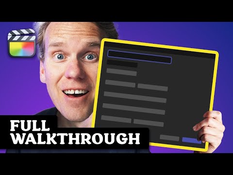 How to adjust project settings in Final Cut Pro