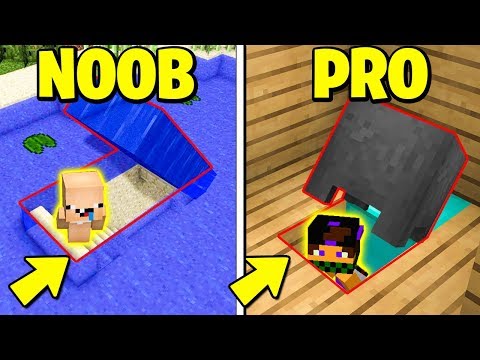 BASE SEGRETA PRO vs NOOB RICCO !! - Minecraft ITA