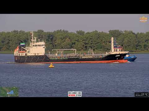 NOVA CAELI auf der Elbe – 12.08.2025 | Deichcam