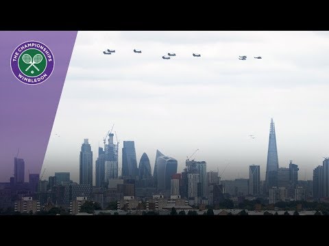 RAF flyover to celebrate 100th anniversary | Wimbledon 2018