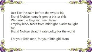 Brand Nubian - Shinin&#39; Star Lyrics