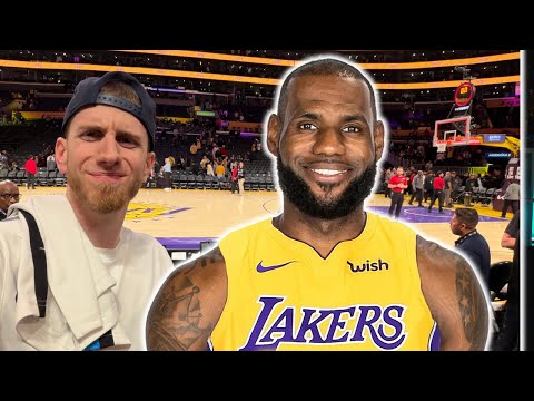 LeBron LIVE from Row 2!! | Bronny, Castle Interview & Venice Beach | KBJ All Star Vlog