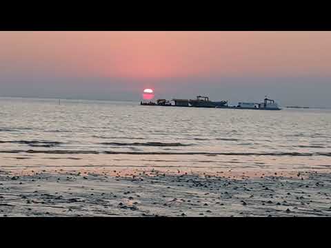 Sea beach, Sunset. #sunset #seabeach #beautifulbeach #nature #love 