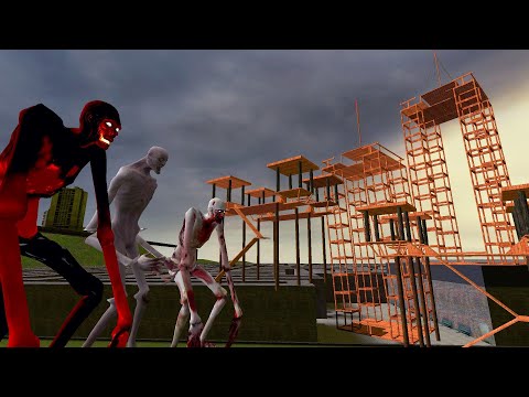 Scary SCP-096 vs Towers In Garry's Mod! part 17