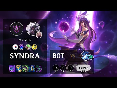 Syndra Bot vs Xerath - KR Master Patch 11.14