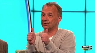 Bob Mortimer claims he can break an apple in half with his bare hands! - Would I Lie to You?[CC]