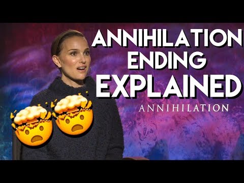Natalie Portman explains the ending of ANNIHILATION with the cast