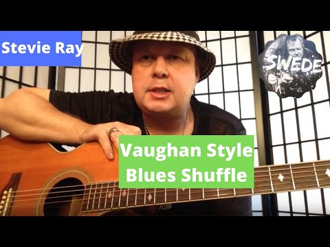 Stevie Ray Vaughan Style Blues Shuffle - Guitar Lesson
