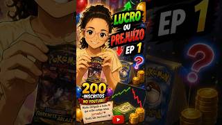 Lucro ou prejuizo ep 1 🎉 200 INSCRITOS NO YOUTUBE E A GENTE CELEBRA ABRINDO PACOTE! 🎉