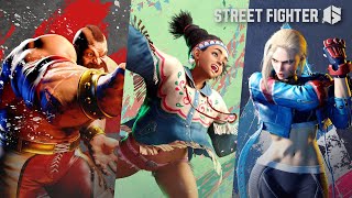 Street Fighter 6 - Zangief, Lily, and Cammy Gameplay Trailer