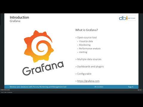 Monitor your databases with Percona Monitoring and Management tool  by Elisa Usai