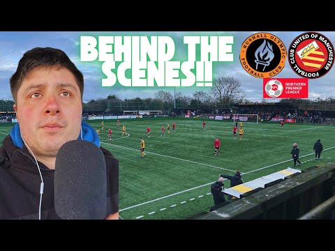 BEHIND THE SCENES  Commentary Vlog  Rushall Olympic v FC United of Manchester