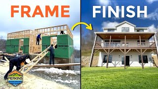 Complete Construction Of Mountain Top Home In 80 Days!