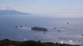 preview picture of video 'Costa Concordia Rimozione e Partenza da Isola del Giglio Time-Lapse'