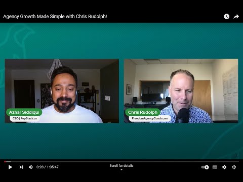 Agency Growth Made Simple with Chris Rudolph! - YouTube