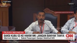 Download lagu Saksi Kubu 03 ke Hakim MK Jangan Banyak Tanya mp3