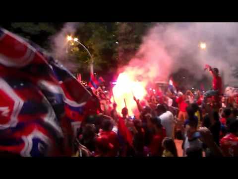 "Alentando al DIM previo a la Semifininal Liga aguila 2015" Barra: Rexixtenxia Norte • Club: Independiente Medellín • País: Colombia