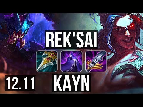 REK'SAI vs KAYN (JNG) | 77% winrate, Legendary | KR Grandmaster | 12.11