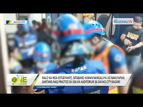 One Mindanao: Walo ka mga estudyante, gitabang human nangaluya ug nakuyapan sa Davao City kagabii