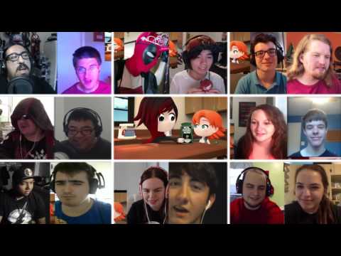 RWBY Chibi Episode 23 (Dance Dance Caffeine) - Large Reaction Compilation