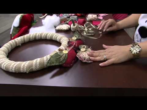 Mulher.com 01/12/2014 - Guirlanda de Maça Patchwork por Mara Uroz