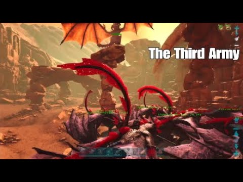 lighting Wyvern army Vs Manticore- Ark Survival Evolved