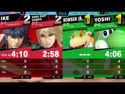 TehBlueOne + Taeuda vs Forgetful_Elephant + ShamSavior - Ultimate 03/03/2019 - SoTH69