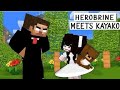 Part 1 Herobrine Meets Cute Kayako In Monster School