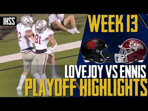 Lovejoy vs Ennis - 2023 Week 13 Football Highlights