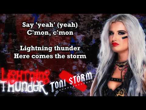 Toni Storm WWE Theme - Lightning Thunder (lyrics)