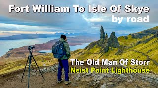 Fort William to Isle of Skye Ep.3/7. 1500 Miles Solo Scotland Road Trip, 4K Neist Point & The Storr.