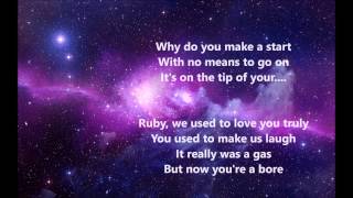 Ruby Blue - Sleeping At Last (Lyrics)