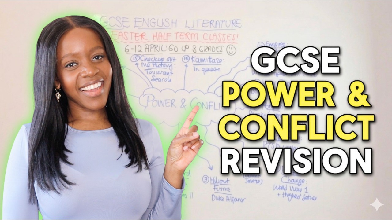GCSE Power & Conflict Poems: All 15 Poems Explained in ONE Mindmap (2026 GCSE Exams Revision)