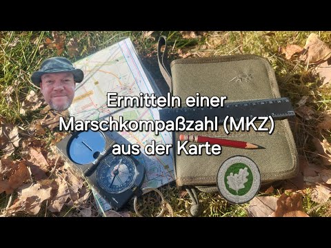 Advanced course part 2. Determining a marching compass number (MKZ) from the map