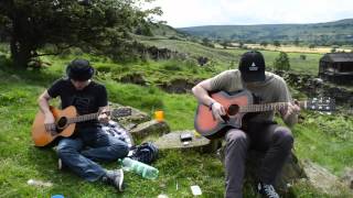 Glaistonbury 2014 The Smith Brothers - Man of constant sorrows rehearsal