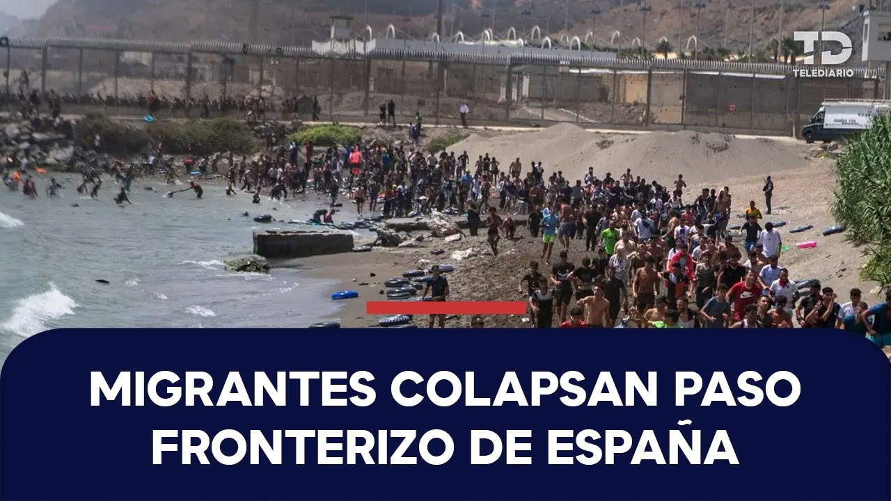España informa que 50 mil migrantes cruzaron a Ceuta desde Marruecos