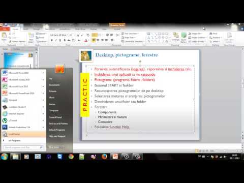 Computer Usage Tutorial - 1. Desktop, icons and windows