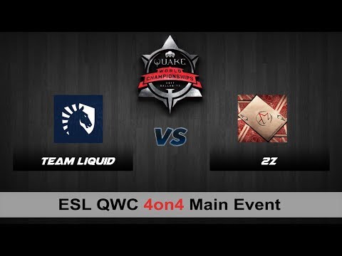 Liquid vs 2z | QC 4on4 QWC QuakeCon 2017 [Group Stage]