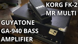 Video thumbnail for Guyatone GA 940 and Korg FK-2 Mr.Multi - Bass Demo by Soundgas