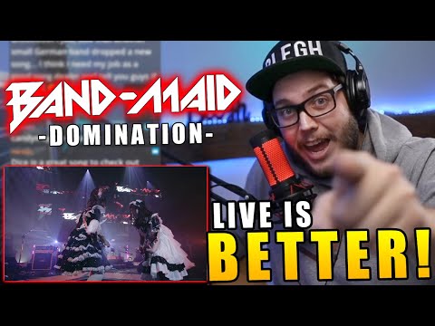 BAND-MAID / DOMINATION (Official Live Video) REACTION!