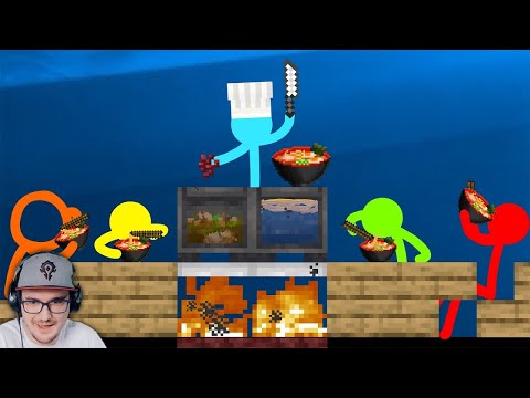 Майни -  Animation vs.  Minecraft ►Chef Ep 32 (Animation vs. Minecraft) The Chef |  Reaction