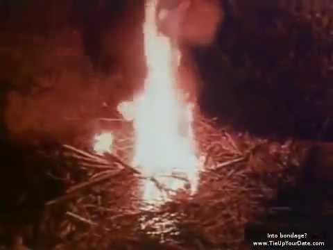 Malenka woman burnt on the stake scene