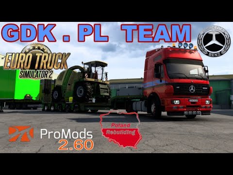 🔴ETS 2🔴 🚛🚛🚛🚛 # Konwój#1.43#GDK w Trasie#Pro Mods 2.60 #PolandRebuilding 2.5.3#Mercedes Benz SK#