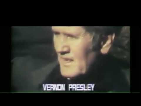 1977 - Vernon at the first public view of Elvis grave at Meditation Garden in Graceland