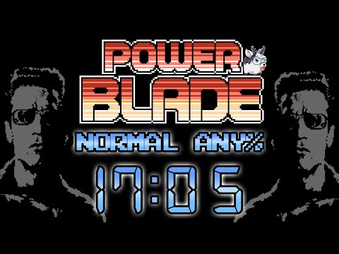 Power Blade Any% Normal In 17:05 (Current World Record)